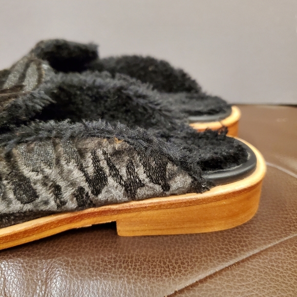 Free People Black Fluffy Mules - Picture 8 of 8
